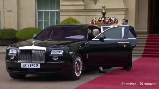 PM Modi Arrives in Rolls Royce, Shares Formal Handshake – AI Generated Video | Hailuo AI