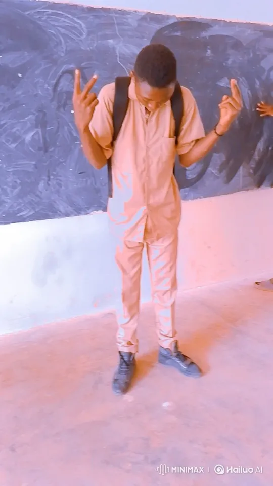 Young Man and Sedan Appearing in Colorful Room – AI Generated Video | Hailuo AI