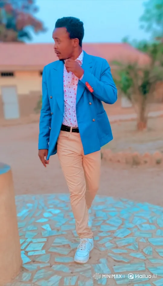 Young Man Walking with Reflective Stance – AI Generated Video | Hailuo AI