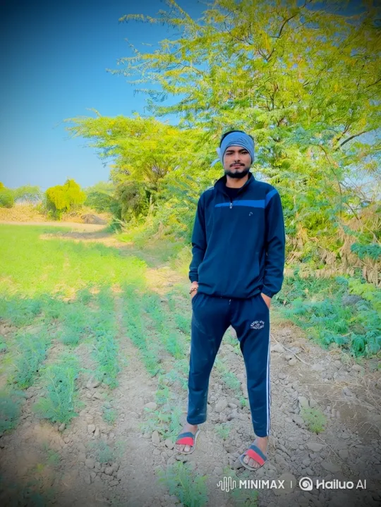 Young Man Greets PM Modi in Peaceful Rural Setting – AI Generated Video | Hailuo AI