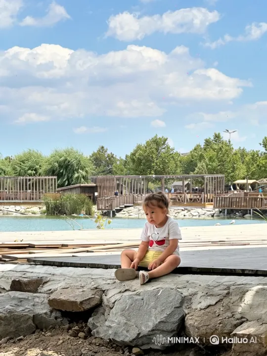 From Toddler by Water to Earth in Space: A Zoom Journey – AI Generated Video | Hailuo AI