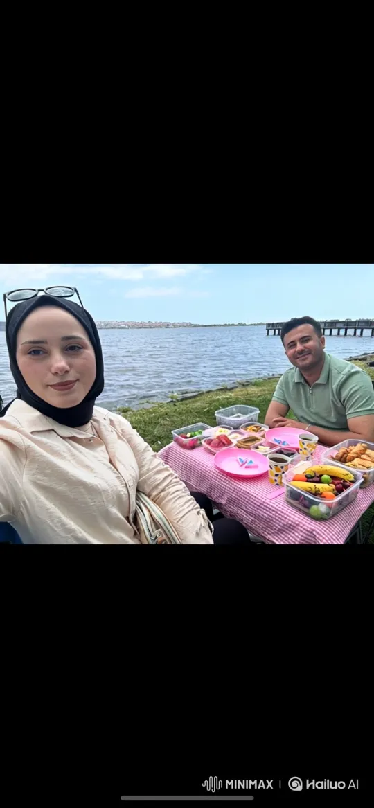 Family Picnic with Loving Embrace and Happy Portrait – AI Generated Video | Hailuo AI