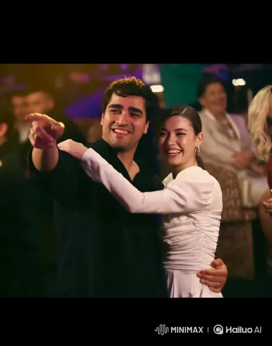Joyful Couple Celebrates with a Tender Dance – AI Generated Video | Hailuo AI
