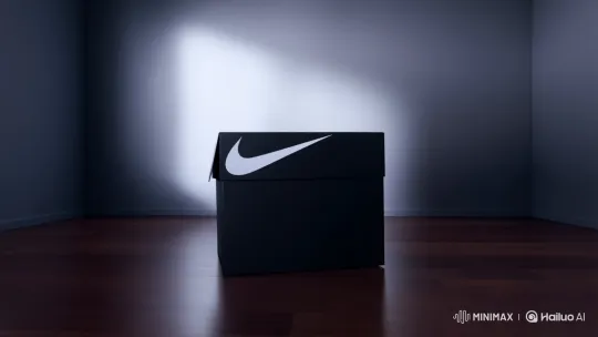Nike Shoebox Transforms into a Sneaker Vault Display – AI Generated Video | Hailuo AI
