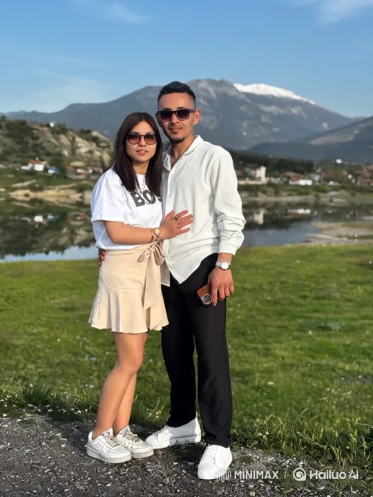 Family Embrace Captured on Summer Evening – AI Generated Video | Hailuo AI