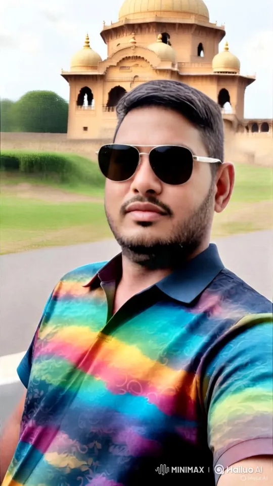 Man Takes Animated Selfie with Dynamic Tracking Shot – AI Generated Video | Hailuo AI
