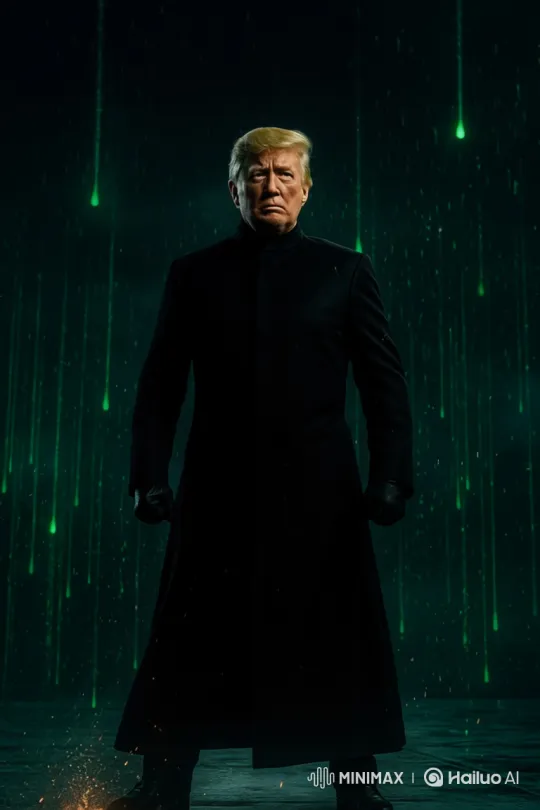 Digital City Hero: Trump Parody with Bullet Dodge and Shockwave – AI Generated Video | Hailuo AI