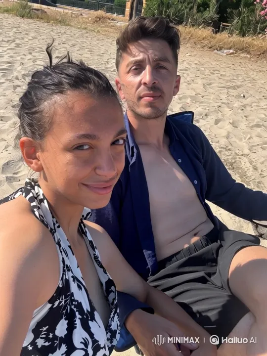 Family Embrace Captured in Warm Summer Evening – AI Generated Video | Hailuo AI