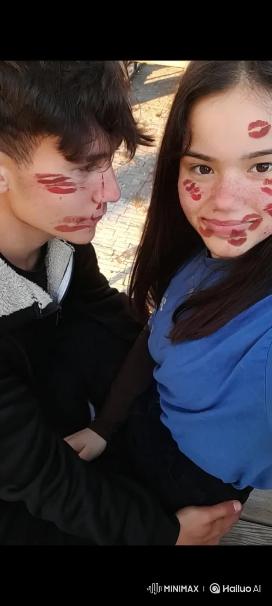 Young Couple Shares Playful Intimacy Outdoors – AI Generated Video | Hailuo AI