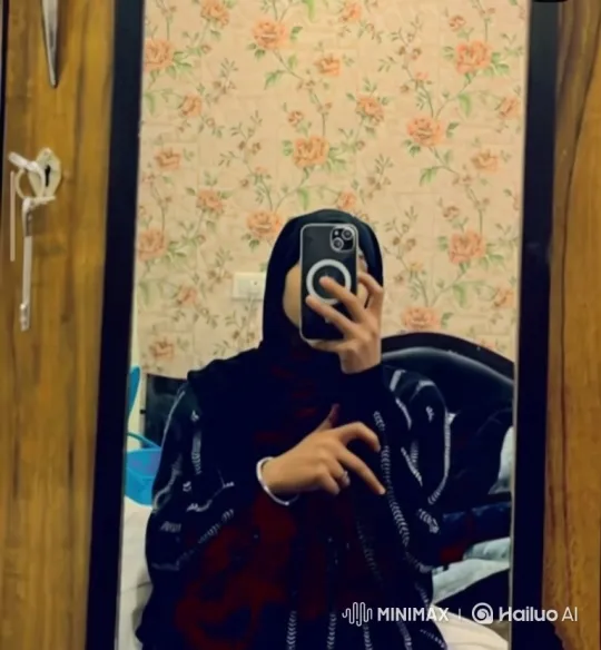 Woman Taking a Selfie in a Patterned Dress – AI Generated Video | Hailuo AI