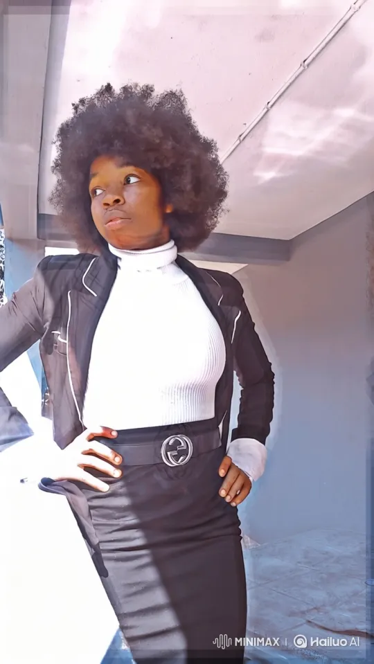 Young Black Woman Leads Worship with Passion – AI Generated Video | Hailuo AI