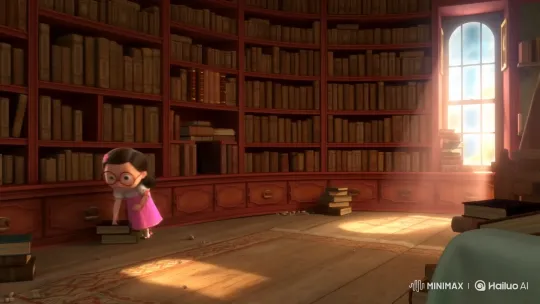 Layan's Journey Through the Magical Book – AI Generated Video | Hailuo AI