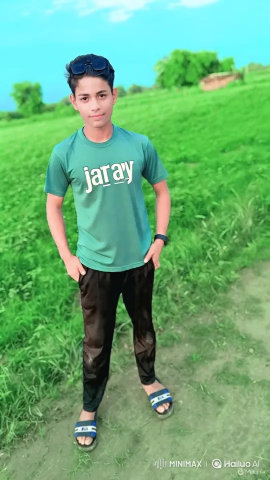 Young Man Meets Dr. Ambedkar in Serene Field – AI Generated Video | Hailuo AI