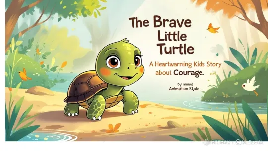 The Brave Little Turtle: A Gentle Adventure Begins – AI Generated Video | Hailuo AI