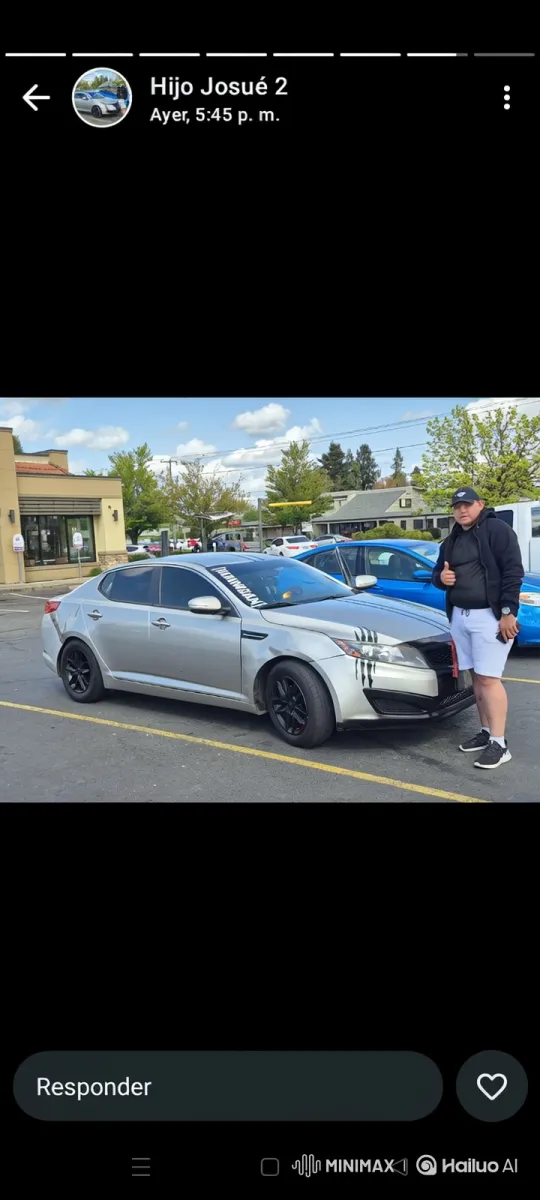 Man Showcases Modified Sedan with Air Suspension – AI Generated Video | Hailuo AI