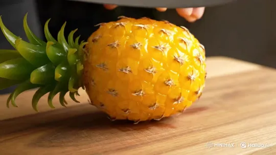 Decorative Crystal Pineapple Sculpture – AI Generated Video | Hailuo AI