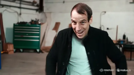 Man Enjoys Energetic Dance, Surprises with Audible Fart – AI Generated Video | Hailuo AI