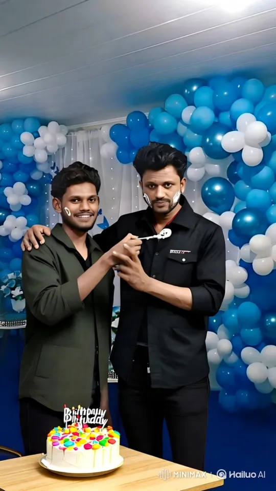 Joyous Birthday Celebration: Smiles and Laughter – AI Generated Video | Hailuo AI