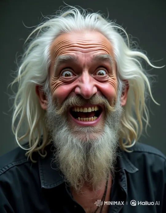 Elderly Man Enjoys Baked Beans with Blissful Joy – AI Generated Video | Hailuo AI