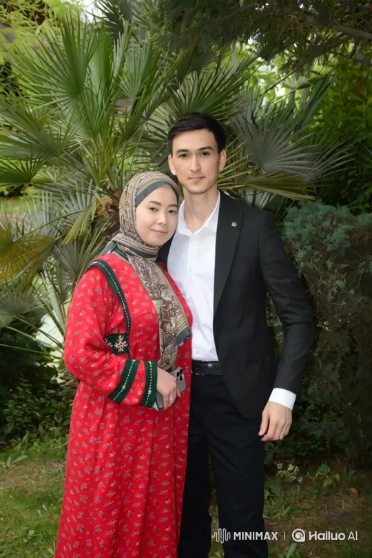 Family Reunion: Couple and Child's Tender Moment – AI Generated Video | Hailuo AI