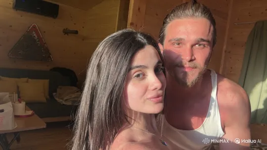 Family Embrace in Cozy Cabin – AI Generated Video | Hailuo AI