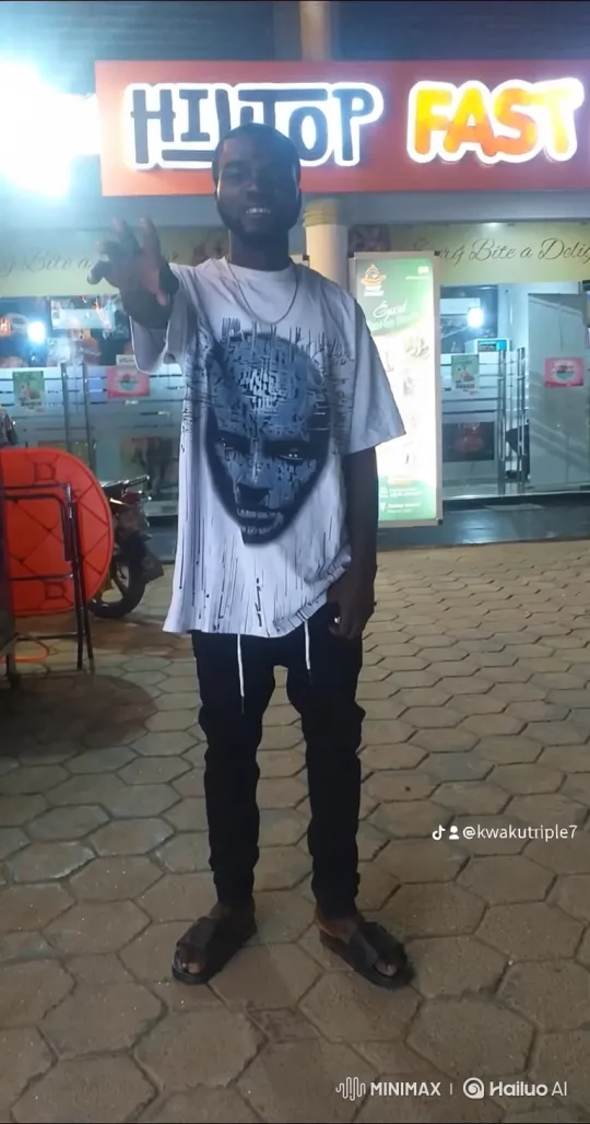 Young Man Welcomes Viewers in Front of 'Hilltop Fast' – AI Generated Video | Hailuo AI