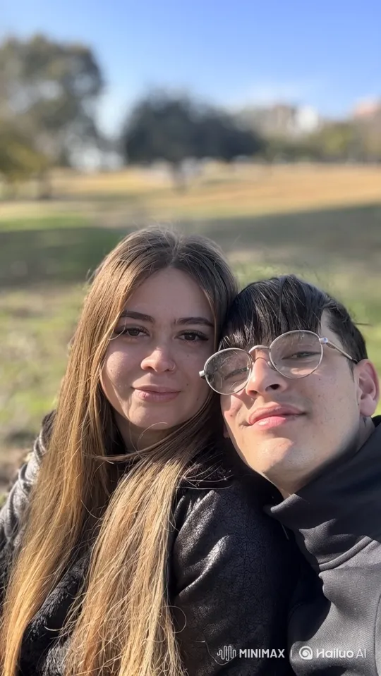 Family Moment Captured on Grainy Video in Park – AI Generated Video | Hailuo AI