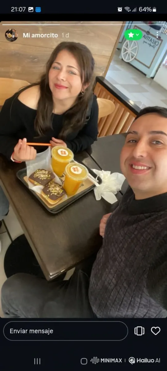Couple Enjoying a Moment in a Cafe – AI Generated Video | Hailuo AI