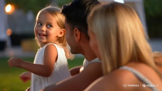 Joyful Family Reunion Captured on iPhone at Summer Gathering – AI Generated Video | Hailuo AI