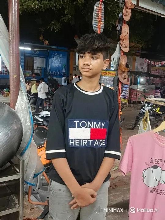 Young Man Surprised by Narendra Modi Lookalike in Night Market – AI Generated Video | Hailuo AI