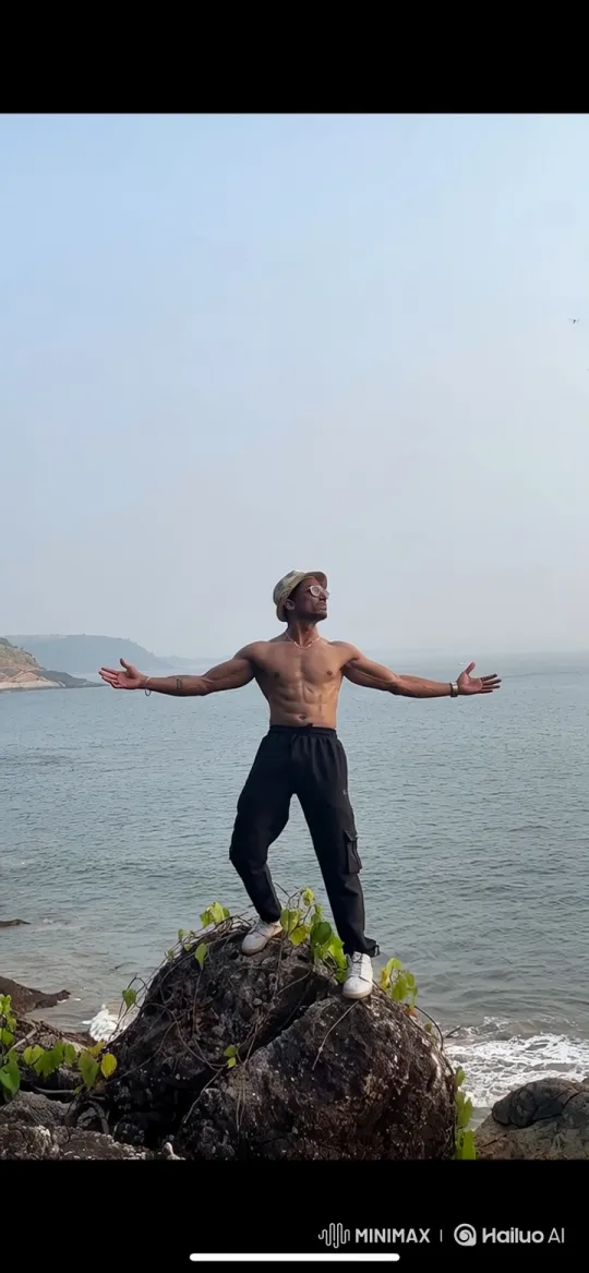 Man on Rock to Earth from Space: A Visual Journey – AI Generated Video | Hailuo AI