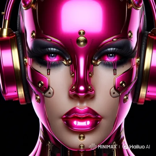 Female Android Expresses Shyness and Smiles – AI Generated Video | Hailuo AI
