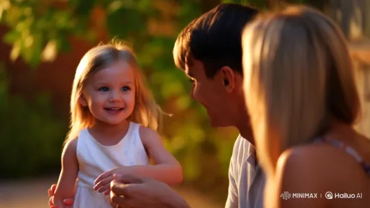 Joyful Family Reunion Captured on Video – AI Generated Video | Hailuo AI