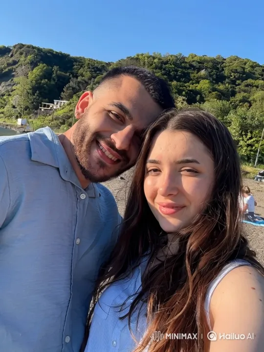 Couple and Daughter Share Tender Family Embrace – AI Generated Video | Hailuo AI