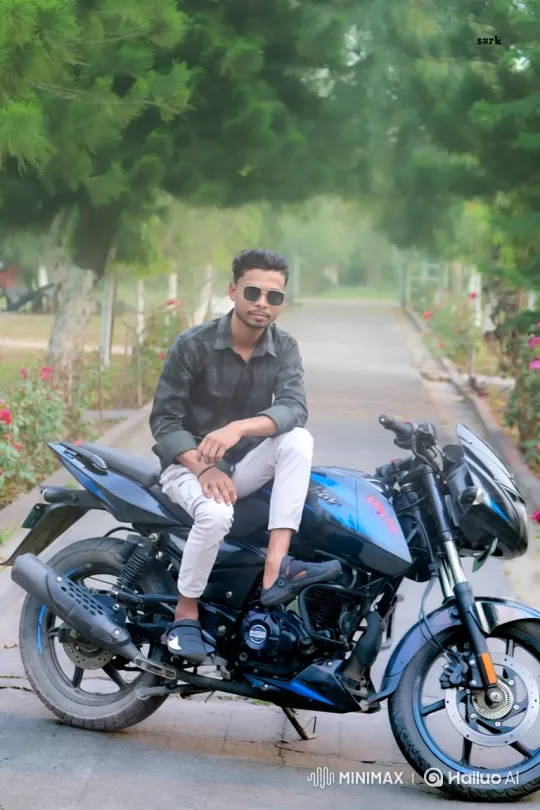 Journey from a Man on a Motorcycle to Earth from Space – AI Generated Video | Hailuo AI