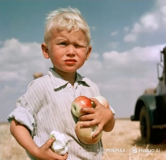 Boy to Man: A Journey Through Time in a Sunlit Field – AI Generated Video | Hailuo AI
