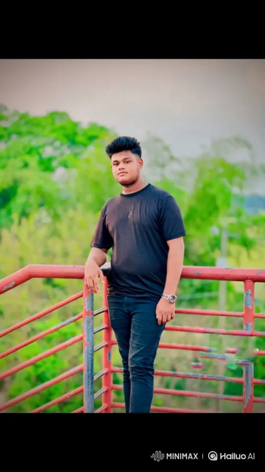 Young Couple Shares Quiet Moment in Golden Hour Park – AI Generated Video | Hailuo AI