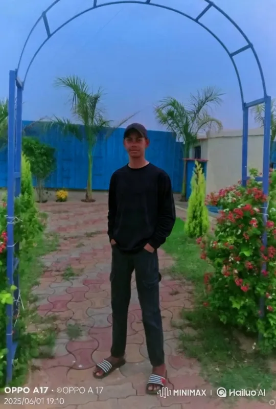 Man in Garden to Earth from Space Zoom-Out Sequence – AI Generated Video | Hailuo AI