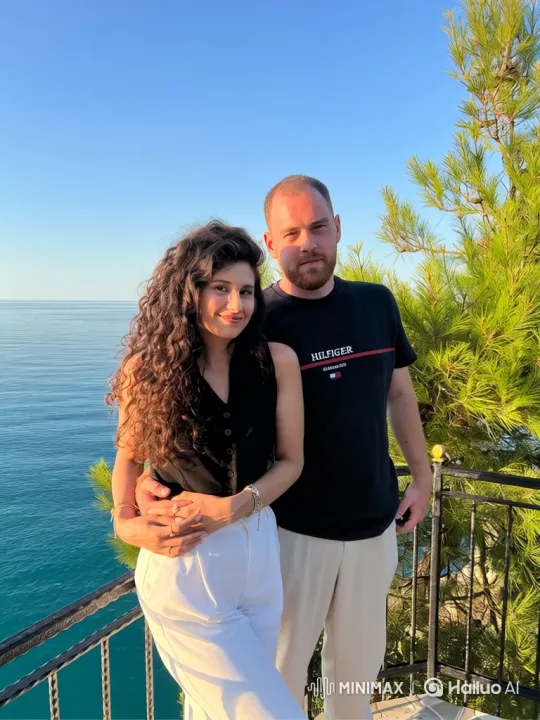 Family Embrace Captured on a Summer Evening Patio – AI Generated Video | Hailuo AI