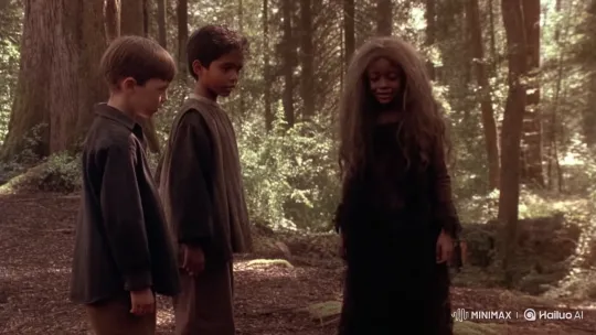 Children Escape Terrifying Witch in Forest Chase – AI Generated Video | Hailuo AI