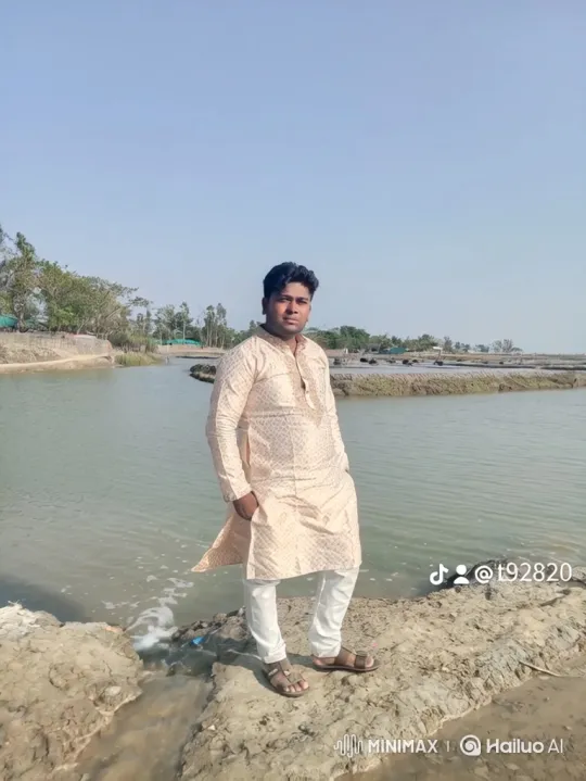 Tranquil Landscape with Gentle Ripples and Calm Observer – AI Generated Video | Hailuo AI