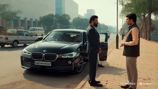 Young Man Greets PM Modi on City Street – AI Generated Video | Hailuo AI