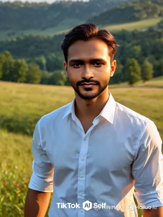 Young Man in Golden Hour Field – AI Generated Video | Hailuo AI