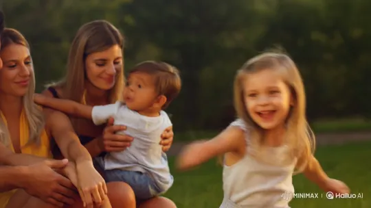 Family Reunion Under Summer Lights – AI Generated Video | Hailuo AI