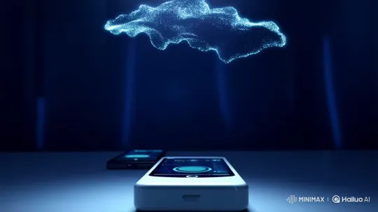 Futuristic Data Flow and Analysis in High-Tech Control Room – AI Generated Video | Hailuo AI