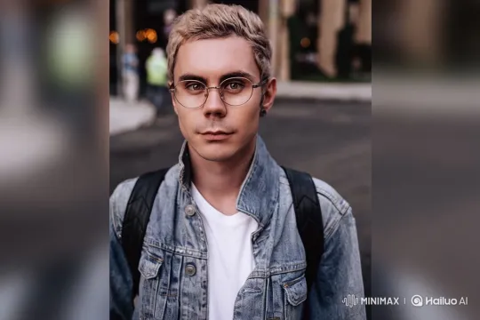 Young Man's Determined Escape with Skateboard – AI Generated Video | Hailuo AI