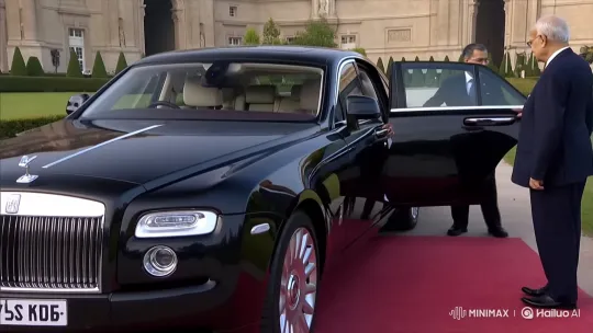 Indian PM Modi Arrives, Shakes Hands with Dignitary – AI Generated Video | Hailuo AI