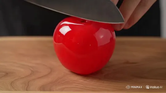 How to Cut an Apple – AI Generated Video | Hailuo AI