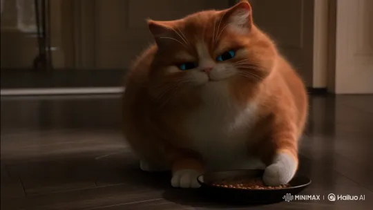 Chubby Cat Transforms into Sky-Leaping Superhero – AI Generated Video | Hailuo AI