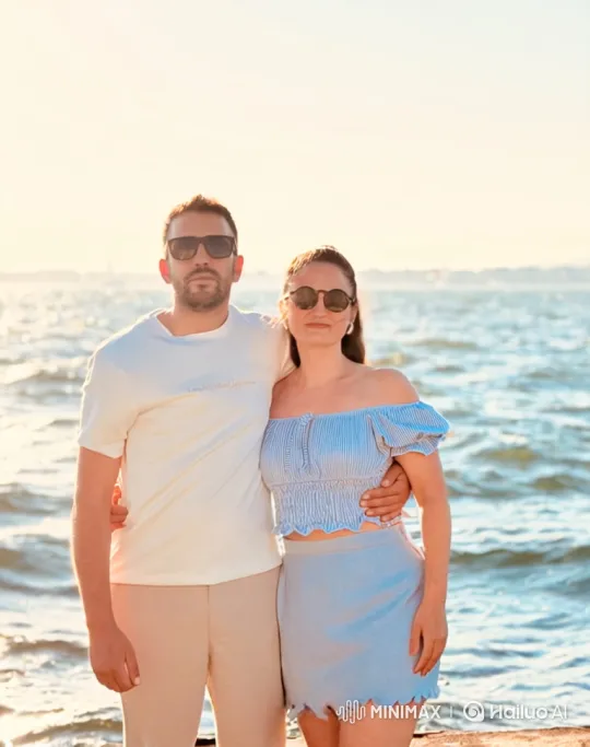 Family Embrace Captured in Warm Vertical Video – AI Generated Video | Hailuo AI